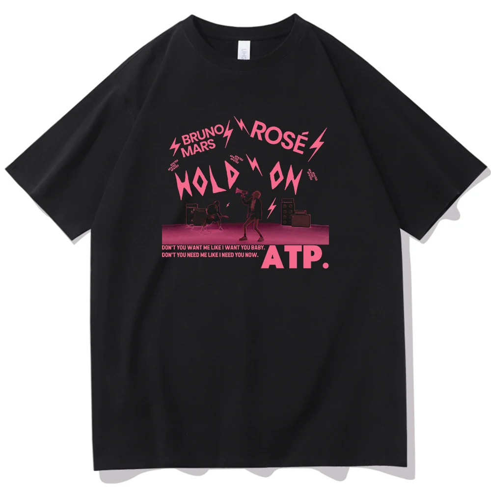 APT. Rose Bruno Mars T-shirt O-Neck Short Sleeve Shirts Fans Gift