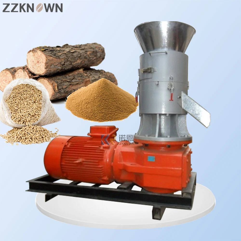 Mini Wood Biomass Poultry Feed Mill Machine Animal Chicken Food Feed