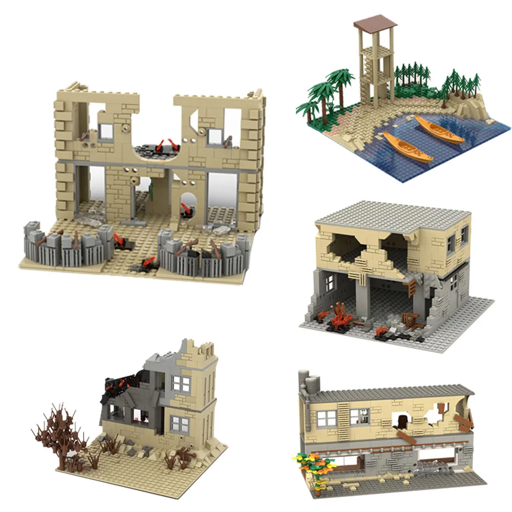 Top 14 Most Popular lego ww2 town moc