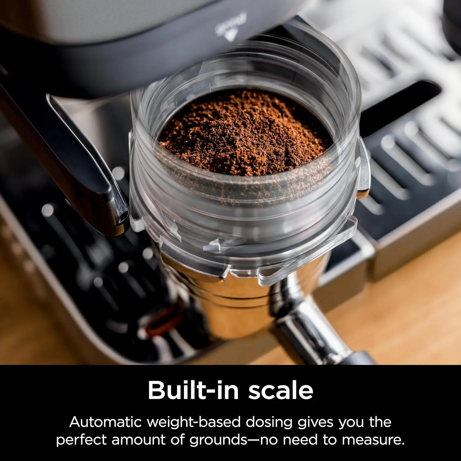 Luxe Cafe Premier Series, Espresso Machine, Drip Coffee, Rapid Cold Brew, Integrated Grinder, Hands-Free Frother, with Knock Box