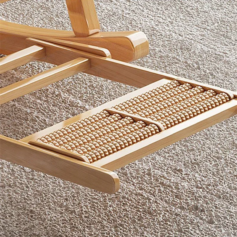 Sofa Chair Relaxing Recliner Leisure Home Bamboo Rocking Chair Adult Balcony Relax Armrest Folding Bed Living Room Sedie Home Furniture