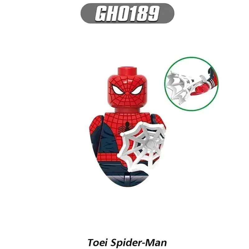 G0124 Spiderman Gwen stacy Building Blocks Hero Anime Bricks Dolls Mini Action Toy Figures Assemble Blocks Children Gifts 5