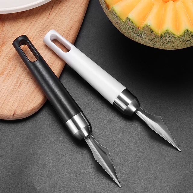 Fruit Knives Stainless Steel V-shape Fruit Carving Tools Fruit And