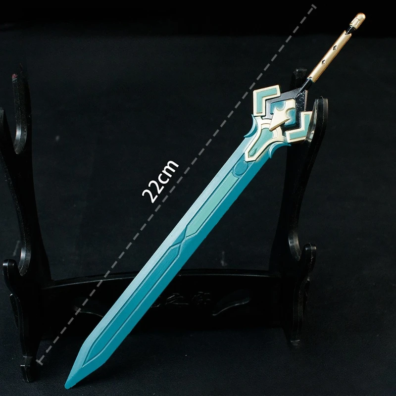 Genshin Impact Skyrider Sword Metal Collectible Ornament Gift