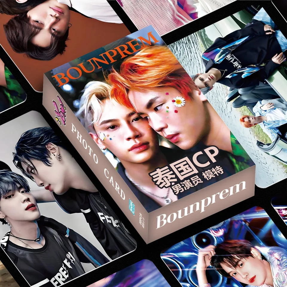 55 Sheets/Set Thailand Stars BounPrem Laser Lomo Card Boun Prem