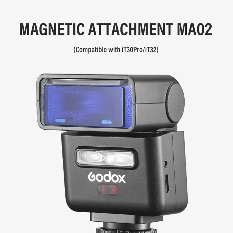 Godox Flilter 디퓨저 키트 MA01/MA02 플래시 마그네틱 부착 액세서리 컬러 iM20 iM22 iT20 iT22 iT30Pro iT32와 호환 가능