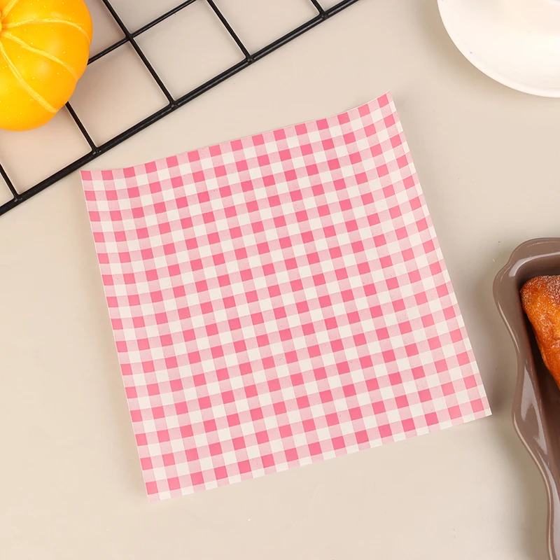 50 Sheets Greaseproof Wax Paper – Multi-Color Oil-Proof Food Wrapping Sheets for Sandwi... - SKU GWP02020 - UGI Packaging