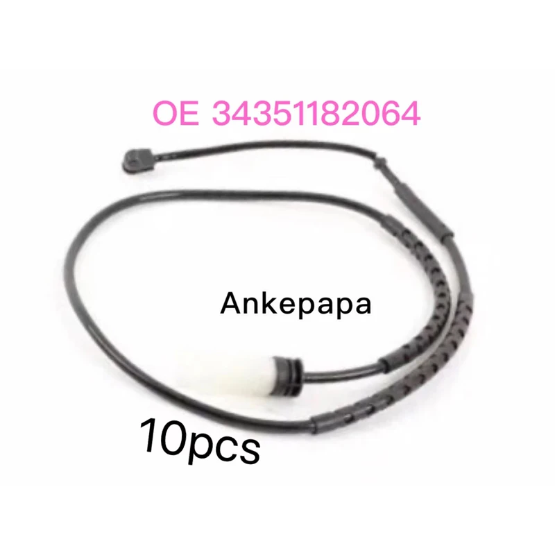

10pcs34351182064 Front Axle Brake Pad Wear Sensor for BM 5 7Series E38 E39 ALPINA B10 Brake Pad Wear Warning Contact Front Disc