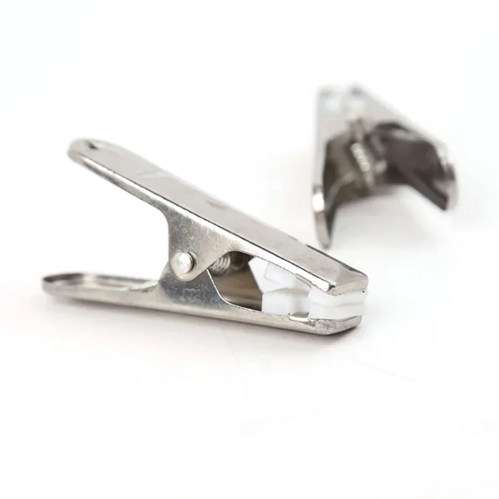 Clothes Pegs Clothespins with Hooks 10/50pcs Multipurpose Stainless Steel Clips with Plastic Clothing Clamps Sealing Clip Household Clothespin