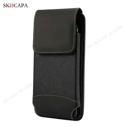 Oxford Cloth Phone Holster with Belt Clip and Leather Accents - Enhanced Waist Bag and Wallet Case for Redmi Turbo4 (S)