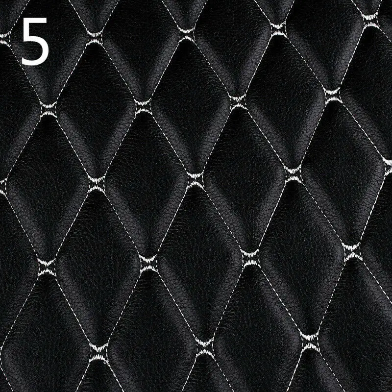 Quilted Faux Leather Fabric – Car & Home Upholstery Material 5
