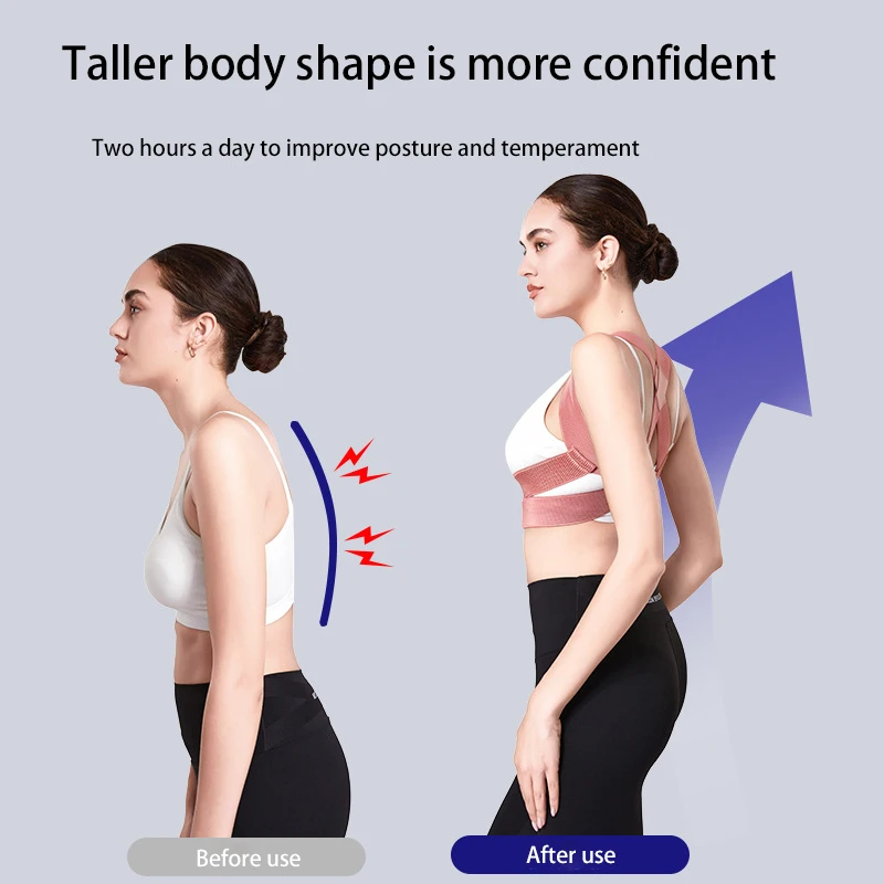 Hunchback Corrector Adults invisible Posture Correction Straps Bent Waist Chest Neck Forward Tilt Correction Tool