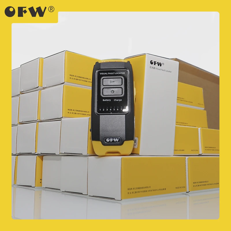 OFW FWV-03 미니 시각적 결함 로케이터 광섬유 케이블 테스터, 광섬유 브레이크 검사기, 15 MW, 20 MW, 30MW, VFL 레드 라이트 