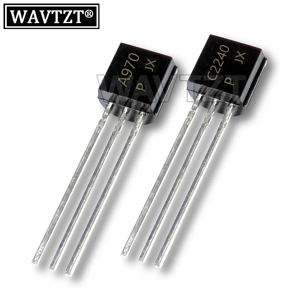 2 Pèces Transstor Toshba 2sa970-gr 2sc2240-gr (A970 C2240,2sa970 - Foto 3