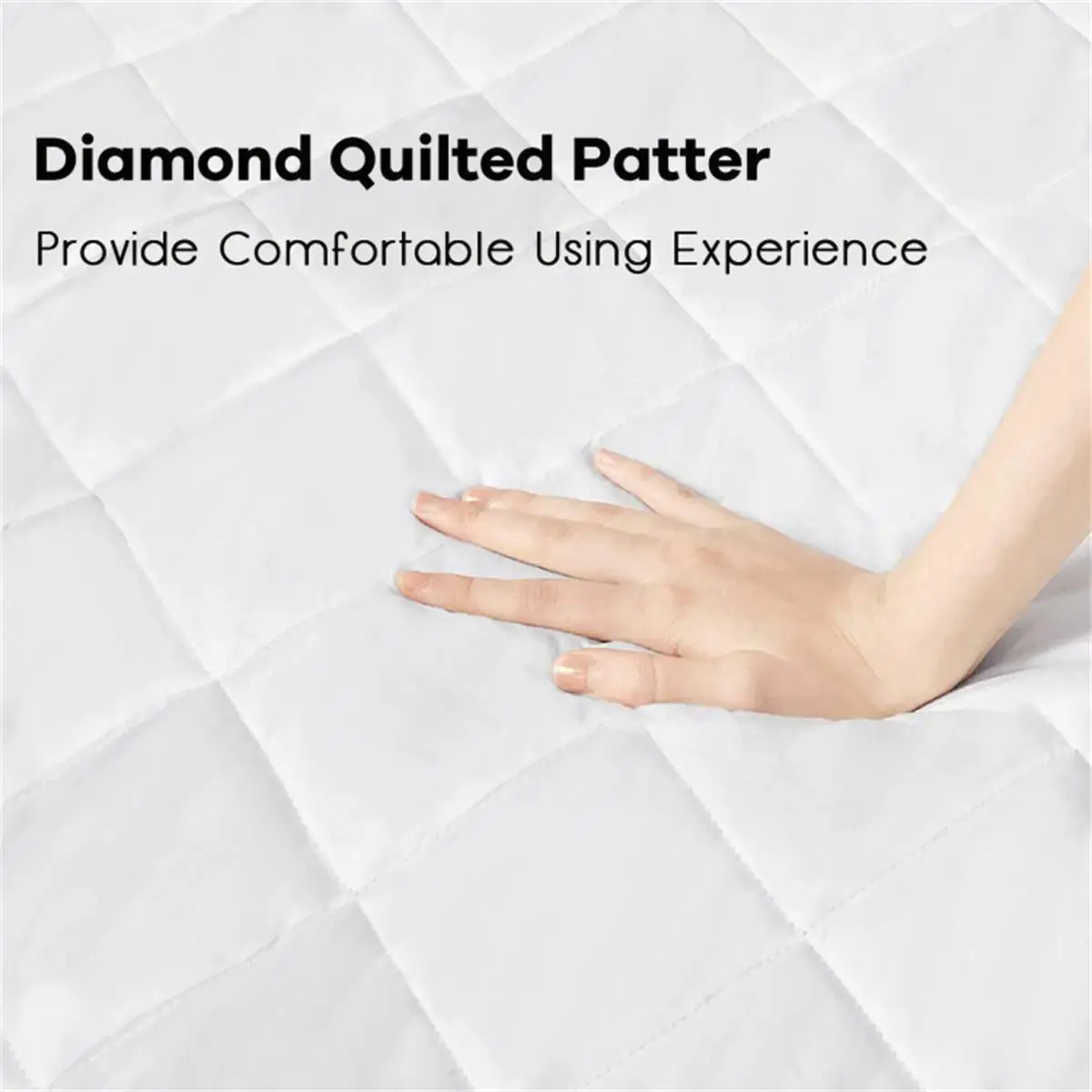 78x80 Heated Mattress Pad with Dual Controllers-Cozy & Adjustable Temperature Comfort