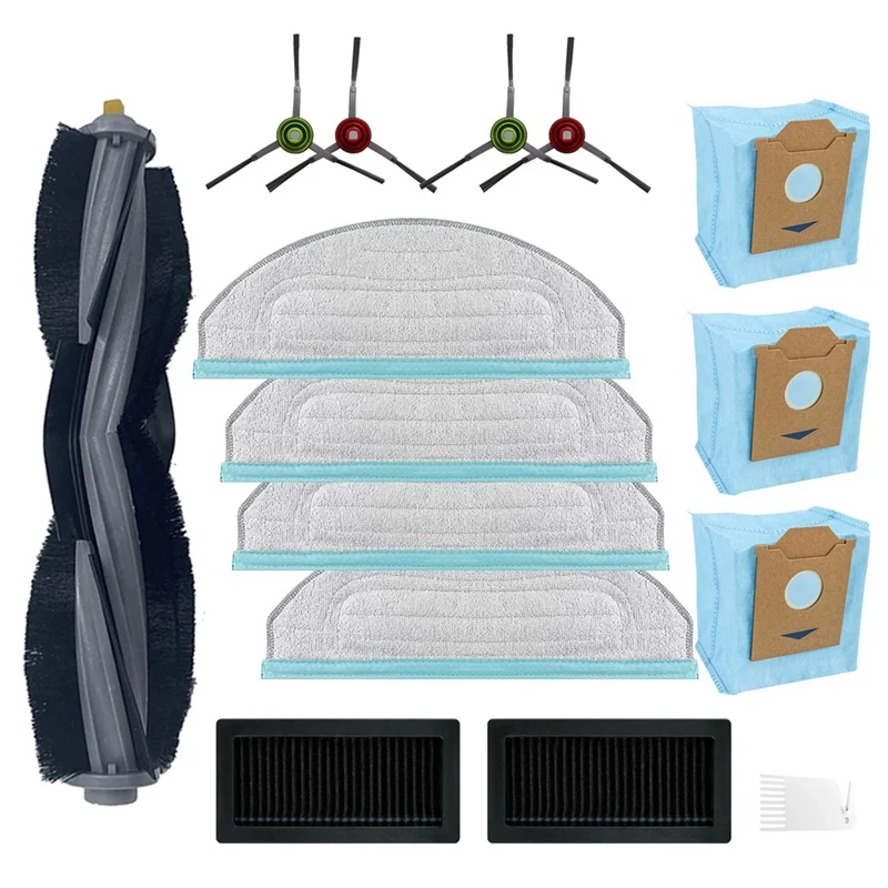 Parti Per Yeedi Cube & Cc Robot Vacuum Parts Mop Pad Filter Main Brush Edge Brush Dust Bag