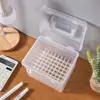 Transparent Marker Box Storage Box 80pcs Plastic Transparent Box Portable Watercolor Marker Box Case School Supplies 4