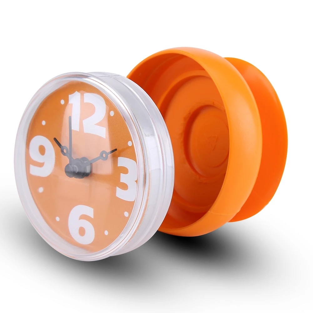 Bathroom Clock Shower Clock Waterproof Suction Wall Window Mirror Bath Shower Bathroom Accessories Waterproof wall clock digital clock
