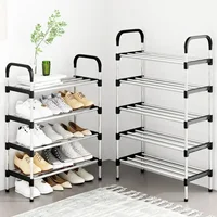 Simple Shoe Rack Multi Layer Dustproof Household Doorstep Shoe Cabinet Storage Space Saving Assembly of Living Room Shoe-shelf 1