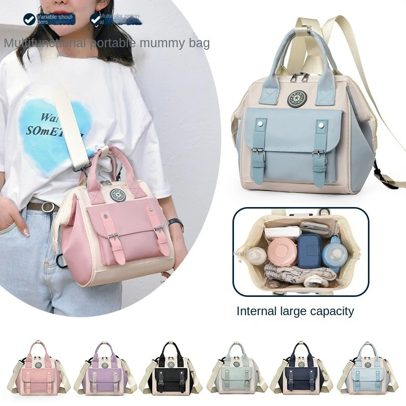 Women's Bag High-capacity Waterproof Antifouling Mother Baby Bag  Multifunctional Lightweight  Storage Knapsack For Young Mother