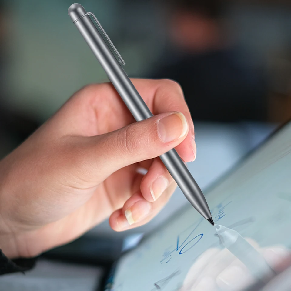 Navitech Black Mini Fine Point Digital Active Stylus Pen Compatible