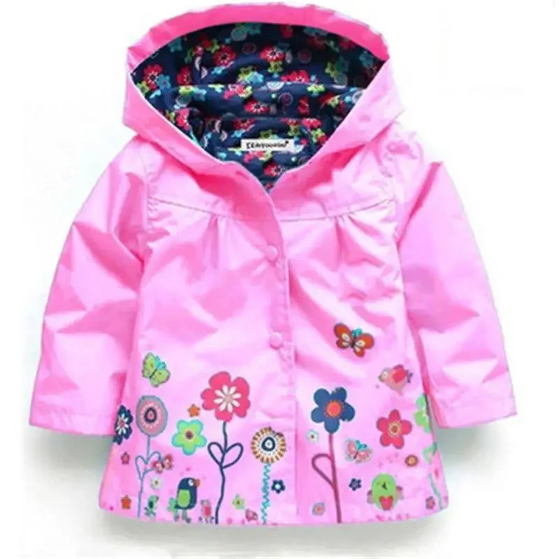 Ropa para niños, abrigo, chaqueta impermeable con capucha, ropa impermeable de manga larga para niños para primavera y o