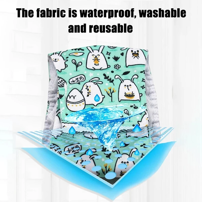 Washable Male Dog Physiological Pants Reusable Sanitary Underwear Belly Wrap Band Cotton Diaper For Large Small Medium Dog dog diapers pet diapers dog nappies