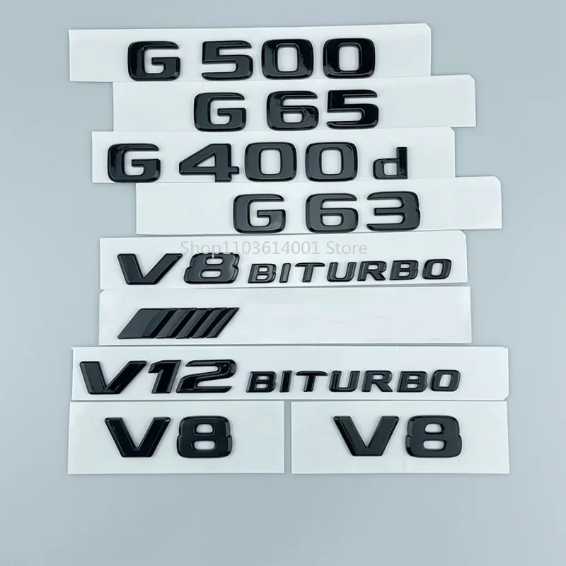 메르세데스 벤츠용 블랙 라벨 G 클래스 G500 G350 G550, AMG G63, 후면 트렁크 마크, GT 블랙 시리즈, 자동차 라벨 스티커