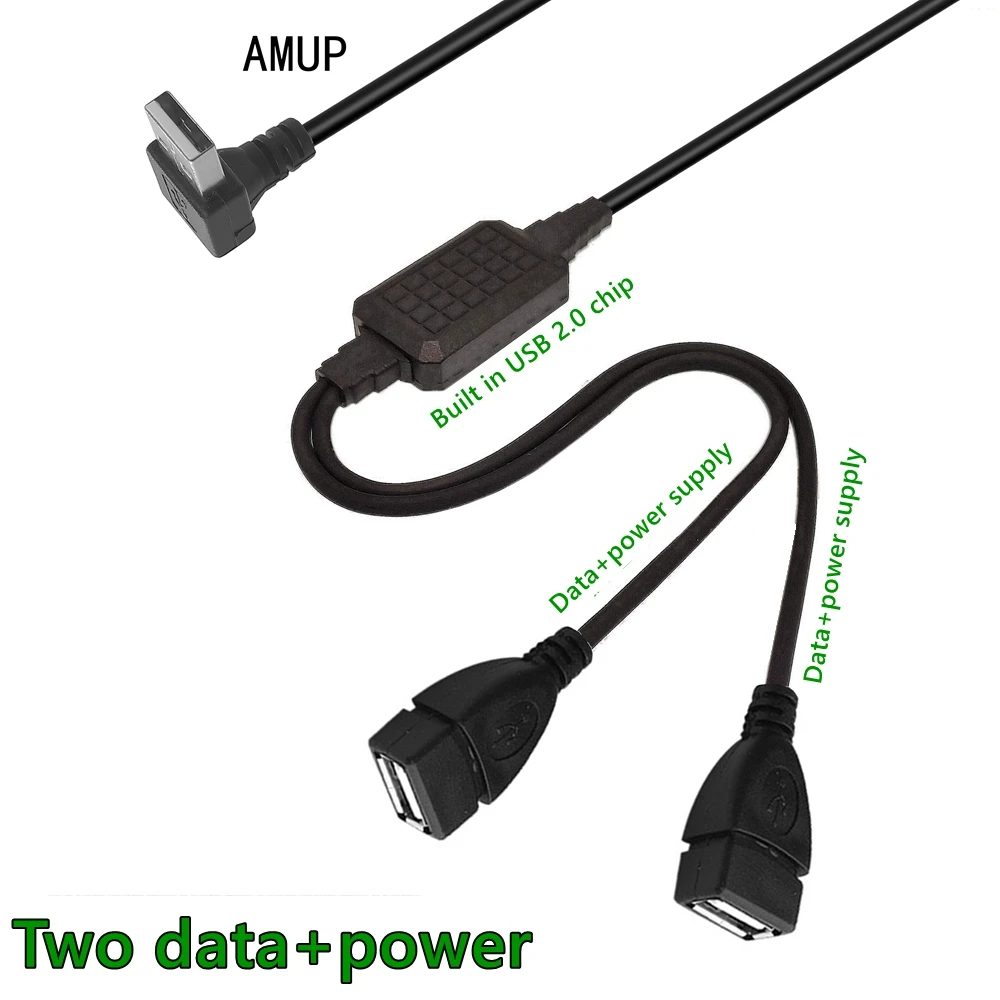 

50CM Dual USB Extension A Plug To 2 A Female Y Cable Power Adapter Converter USB 2.0 Male To 2Dual USB Female Y Splitter Charger
