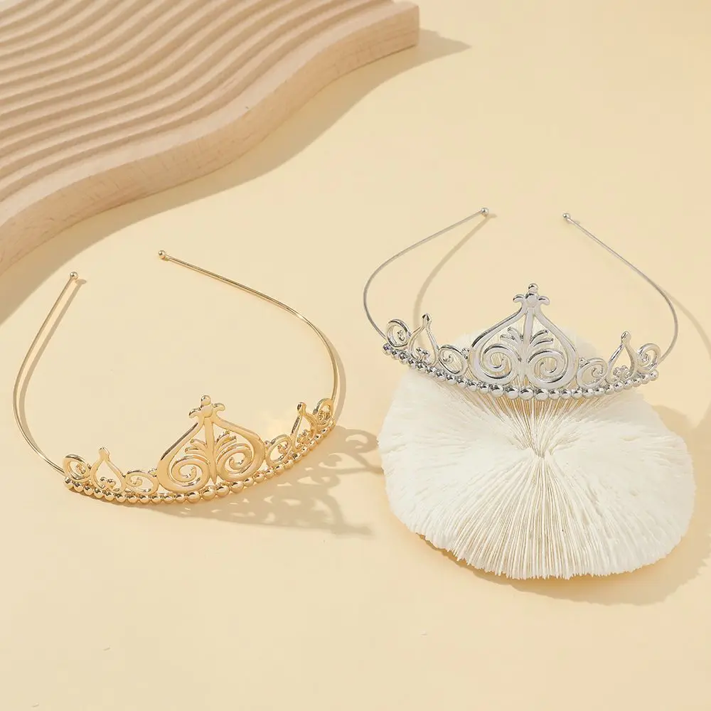 

Vintage Temperament For Children Wedding Head Wrap Women Hair Hoop Crown Baroque Hairbands Korean Princess Headband