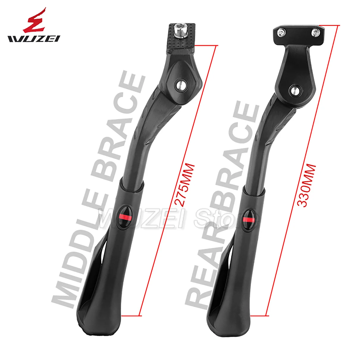 Supporto Per Cavalletto Mtb Regolabile E-Bike Snow Bike Parking Rack Supporto Per Piede Supporto Per Bicicletta Pesante Poggiapiedi Per Mountain Bike 