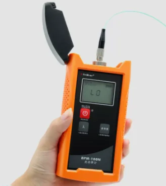 TriBrer Fiber Optic Power Meter High Precision BPM-100NT Optical Attenuation Detector Optical Power Meter handheld digital oxygen detector usb rechargeable automotive o2 sensor tester monitor lcd display adjustable alarm auto power off oxygen meter for car tunnel laboratory and industry