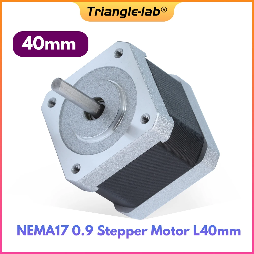 C Trianglelab Custom NEMA17 0.9 Stepper Motor L40MM for  Extruder  For 3D Printer 1.2A