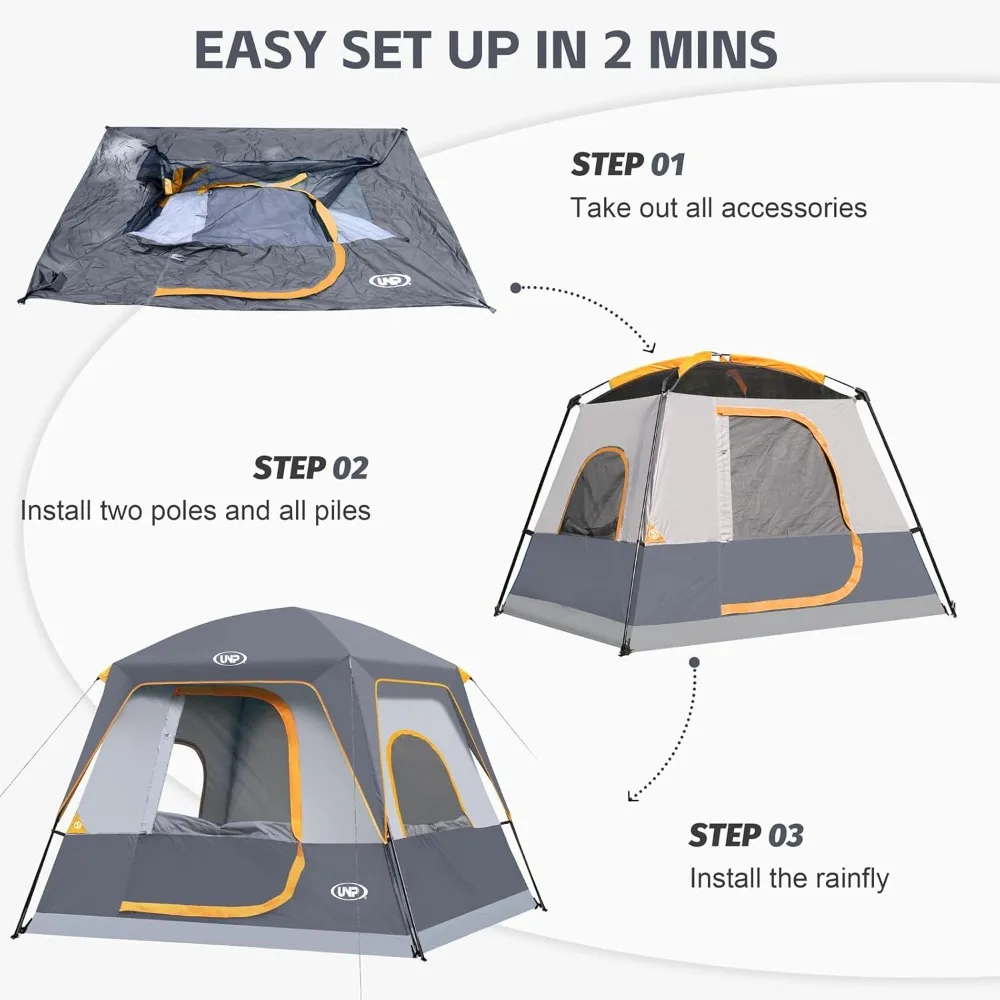 4 Person Camping Tent 5