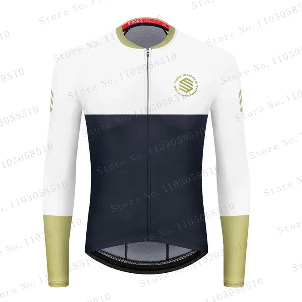 Siroko Men Cycling Jersey Racing Cycling Autumn Long Sleeve Shirt Outdoor Road Mtb Tops Maillot Ciclismo Spring