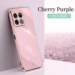 Premium Shockproof Silicone TPU Phone Case - Soft Protective Back Cover for Ace Speed Edition (PURPLE)