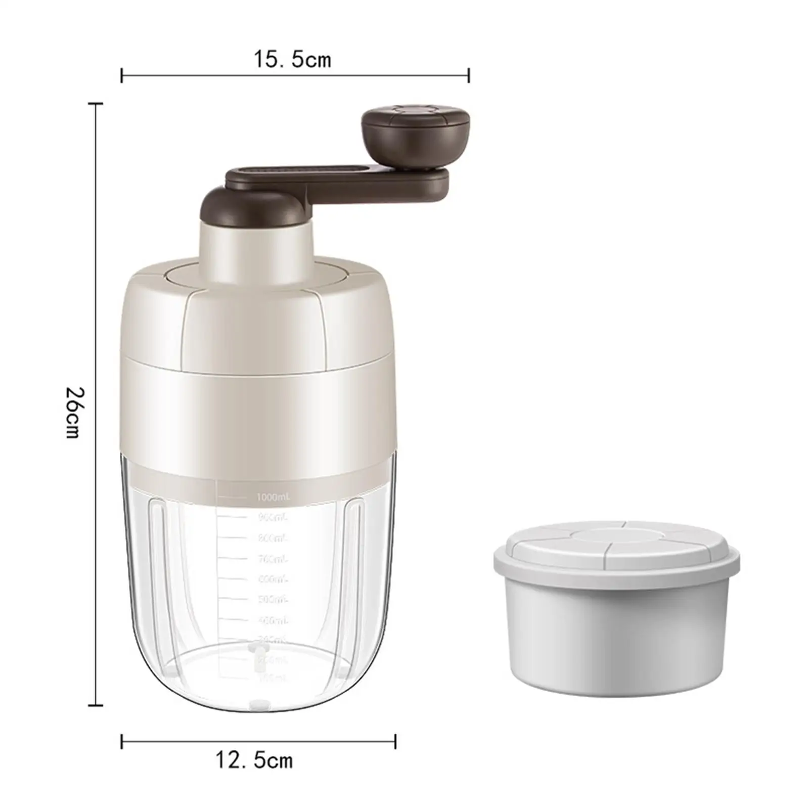 Hand Crank Ice Crusher Small Ice Chopper for Outdoor Activities Camping 6