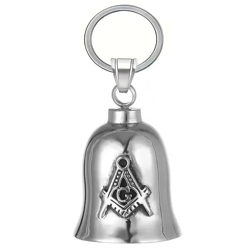 Lion King Pendant and Keychain with Uniquely Carved Bell - Retro Design