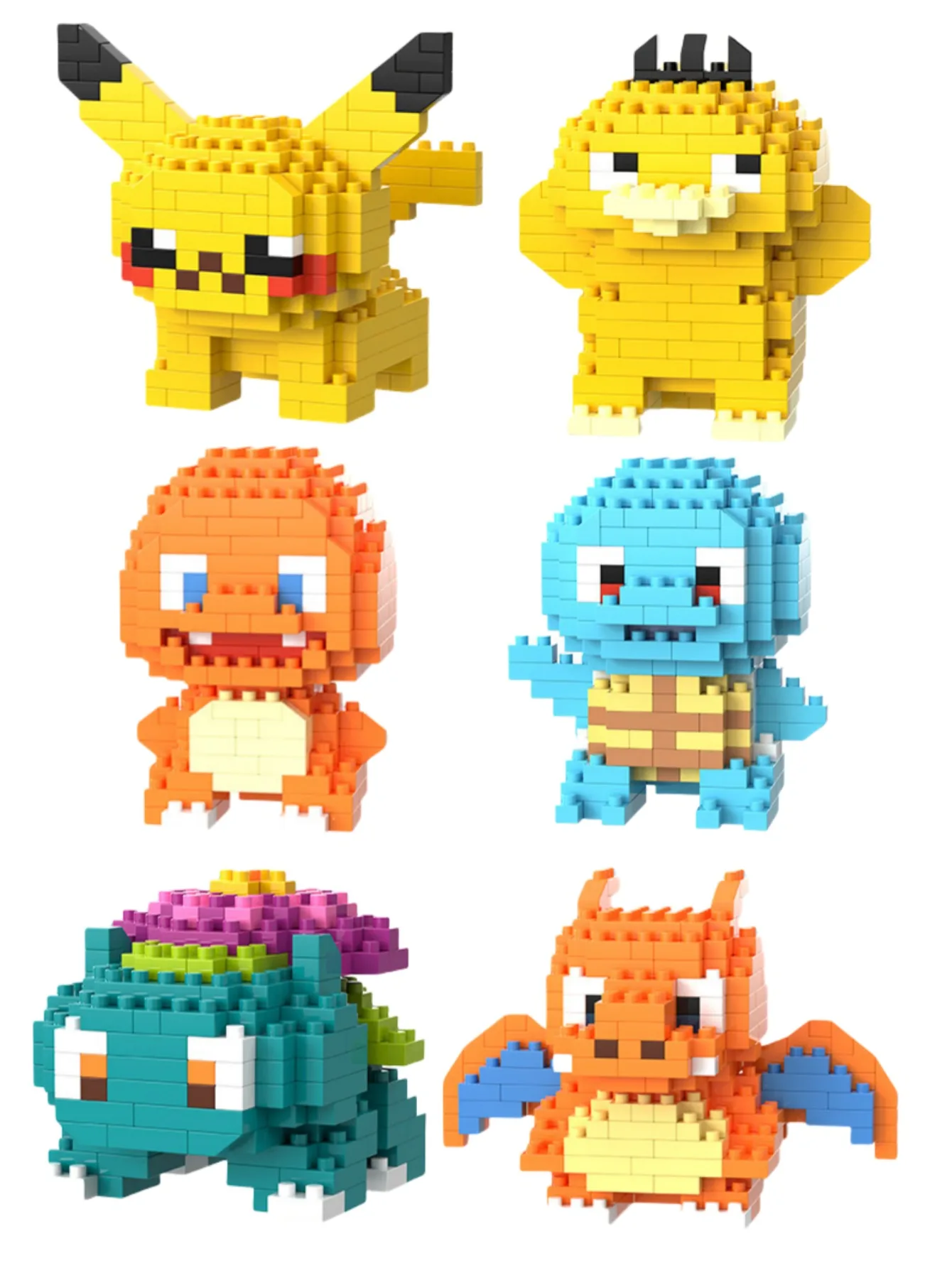 building block toys are luxurious children's toy models, suitable for educational DIY games for boys and girls, cartoon anime - 6