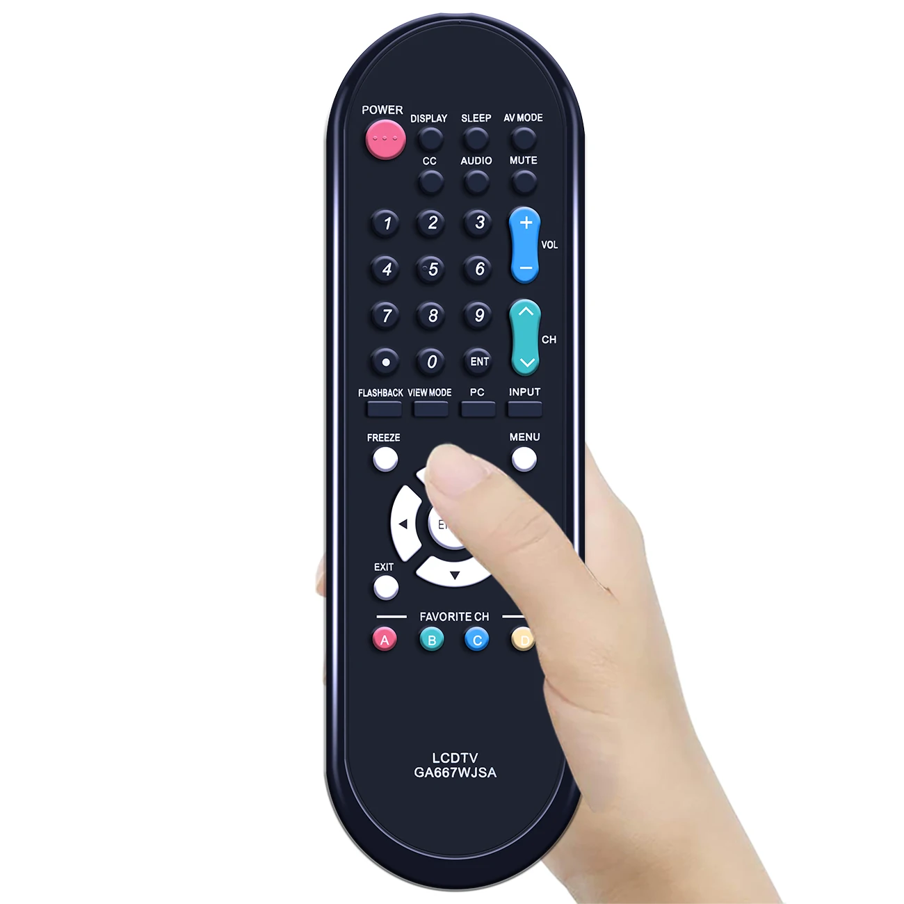 Replacement Remote Control For Sharp LCD TVs - Universal Remote For LC-32D49, LC-60E79U & More Models