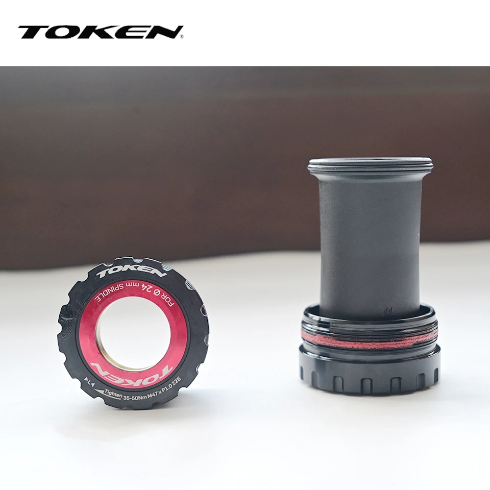 TOKEN Bicycle BB Asymmetric Cearmicing Bearings BB47A24 BB47A29