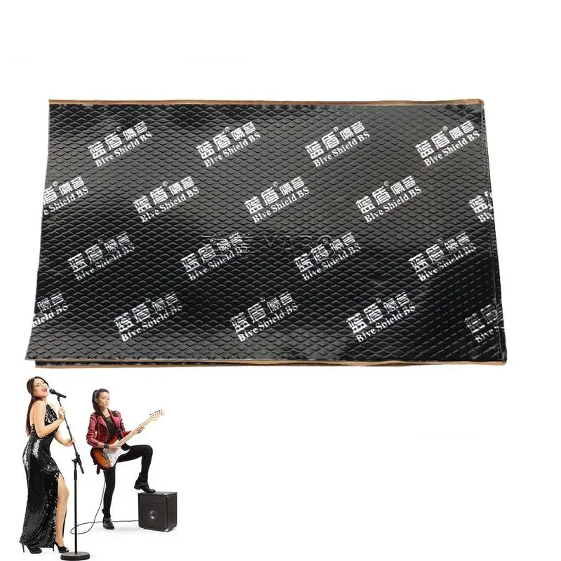 

Автомобильный звукоизоляционный коврик, Вибрационный амортизирующий коврик, звукоизоляционный амортизатор, клейкий автомобильный звукоизоляционный амортизатор для задней панели автомобильных дверей, аудио