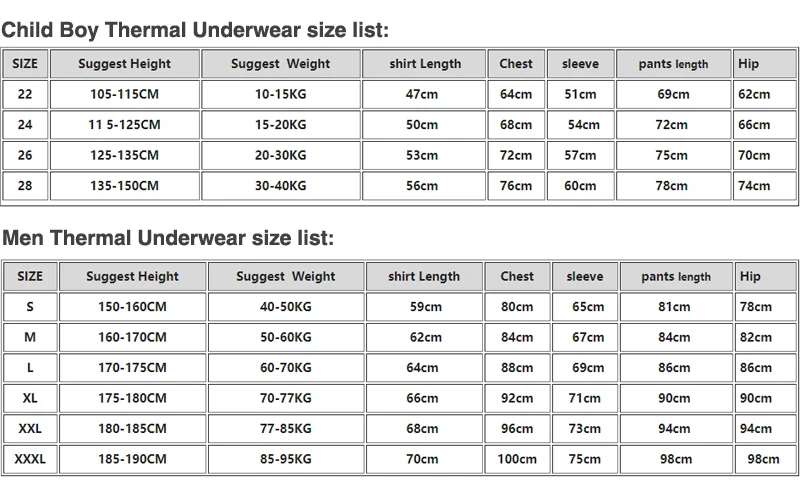 Description Picture 3 of itemMen's Fleece Thermal Underwear Winter Warm Turtleneck Long Johns Kids Black Thermal Shirt Long Sleeve Bottom Second Skin Tights