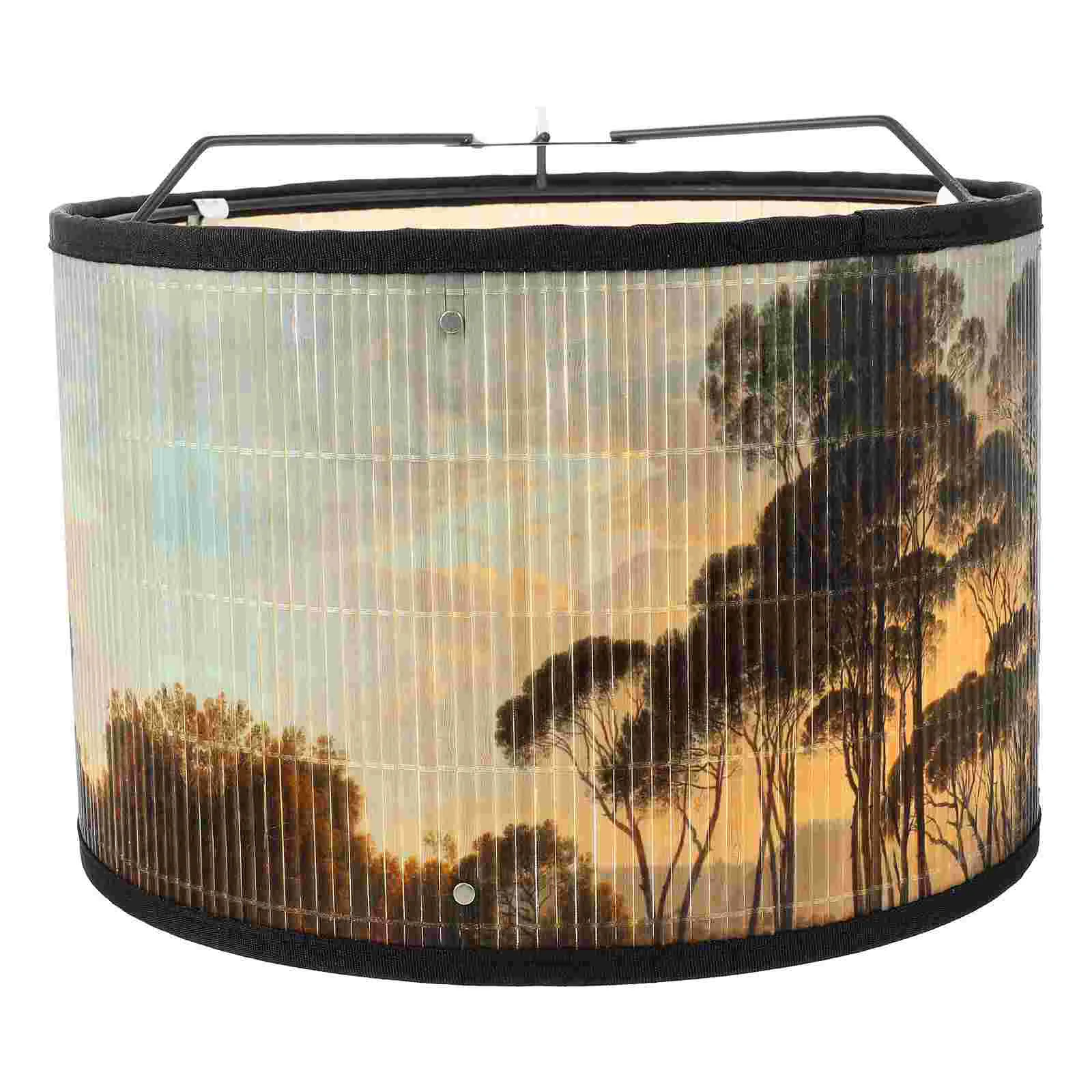

Drum Lamp Shade Replacement E27: Small Woven Lamp Shade Lampshade Table Lamp Cover for Living Room Bedroom Cafe Shop Teahouse