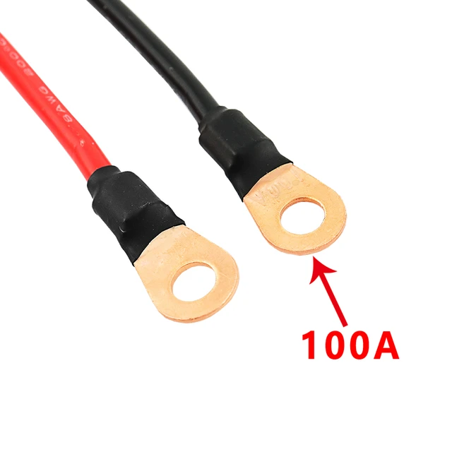 8/6/4/2AWG 10/16/25mm2 Battery Connection Cable Copper Wire with SC  Terminal For
