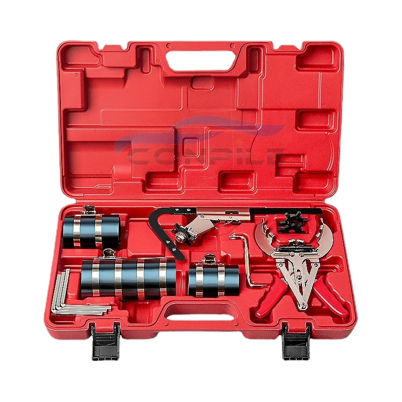 Piston Ring Service Tool Set Auto Engine Motor Cleaning Piston Ring Expander Compressor Tool Set