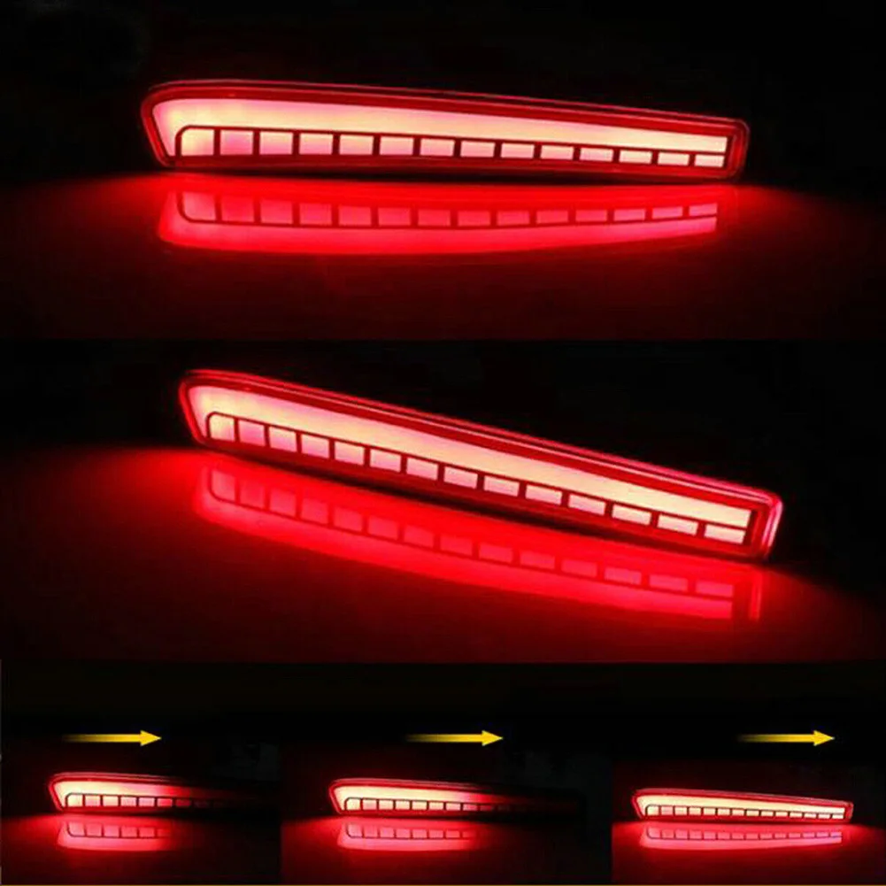 

1Pair LED Bumper Reflector Lights For Toyota For Corolla 2019 2020 2021 2022 2023 Tail Brake Rear Fog Lamp Reflector Light