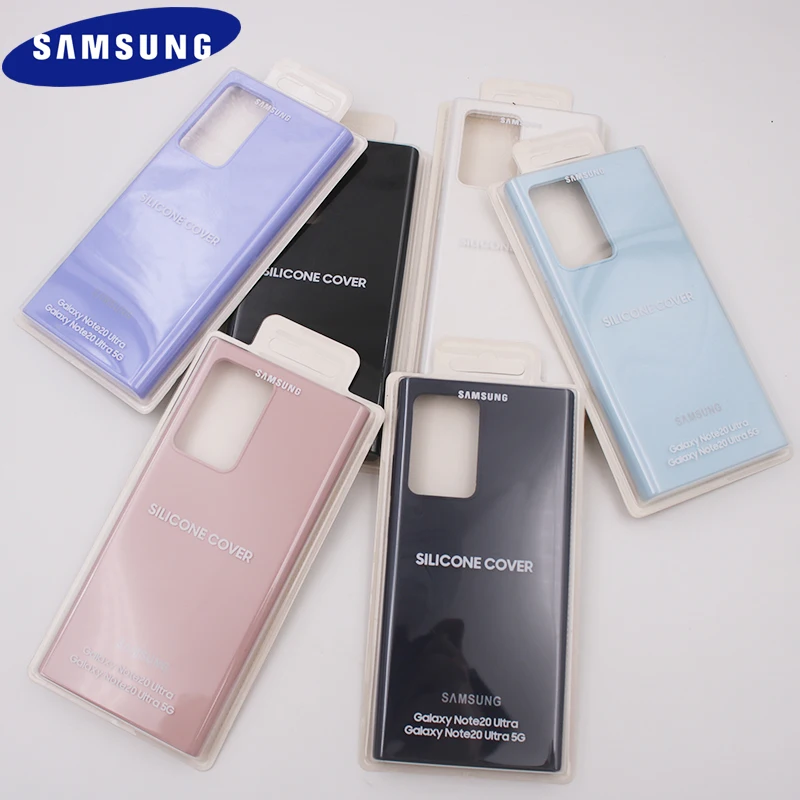 Original Samsung Galaxy S21+ S21 Note20 Ultra S21 Case High Quality Soft Silicone Cover Galaxy S21 Plus Protector Shell & Box galaxy s22 ultra wallet case