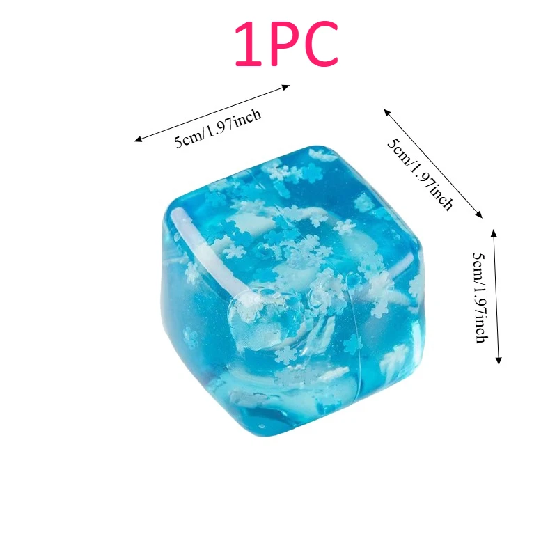 Snowflake Squishy Slow Rising Sensory Toy for Stress Relief and Hand Exercise