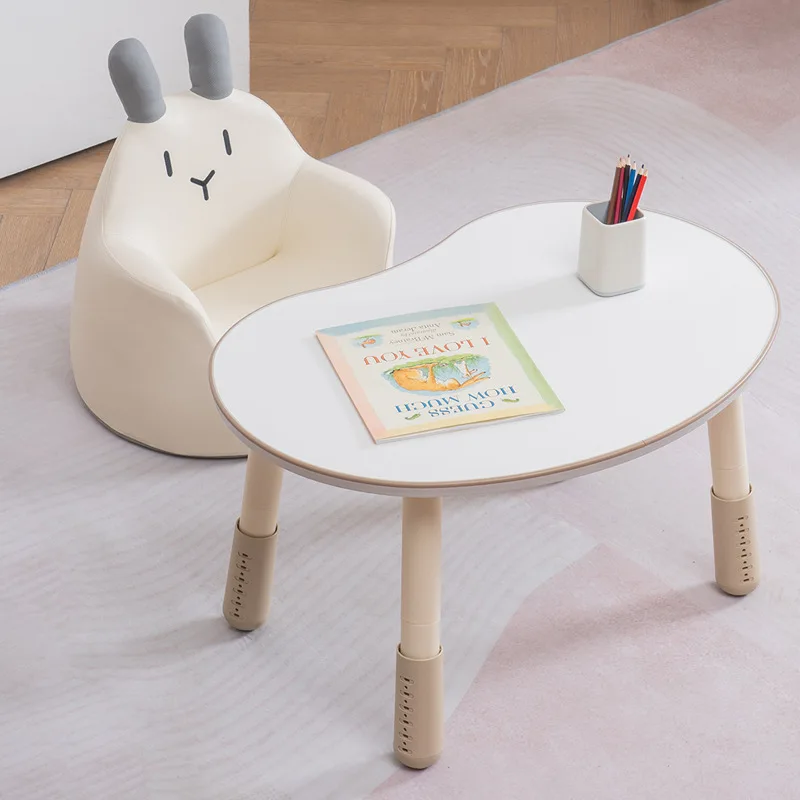 Korean Pea Table Children's Peanut Table Baby Early Education Learning Kindergarten Kids Reading Desk Baby Cute Furniture